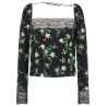 Flower print top