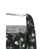 Flower print top