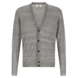 Linen silk cardigan