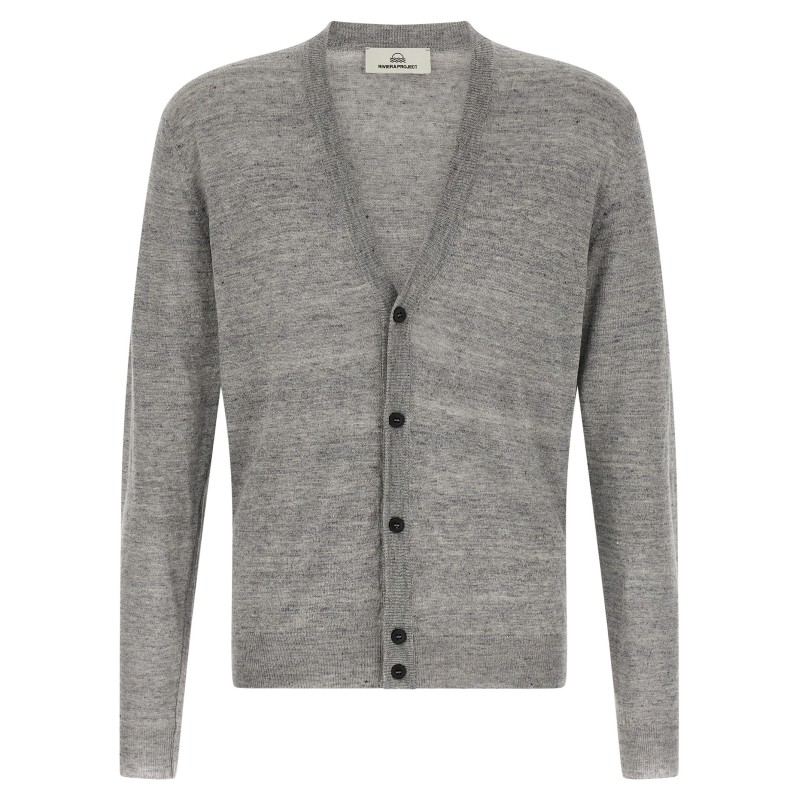 Linen silk cardigan