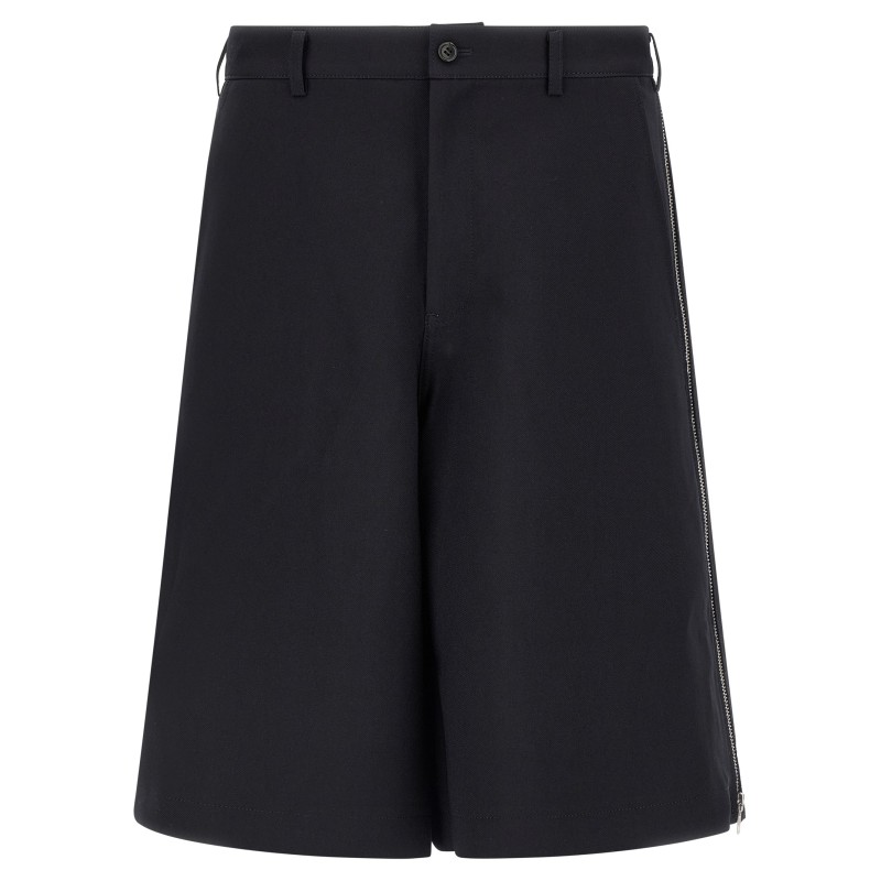 Zip bermuda shorts