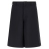 Zip bermuda shorts