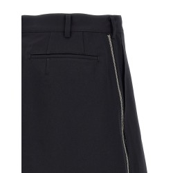 Zip bermuda shorts