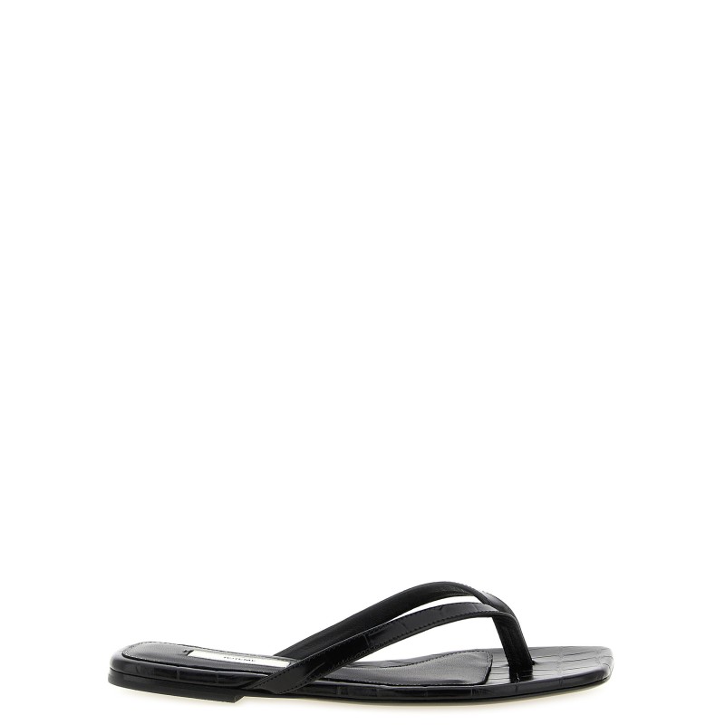 'Croco-embossed' slides