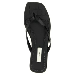 'Croco-embossed' slides