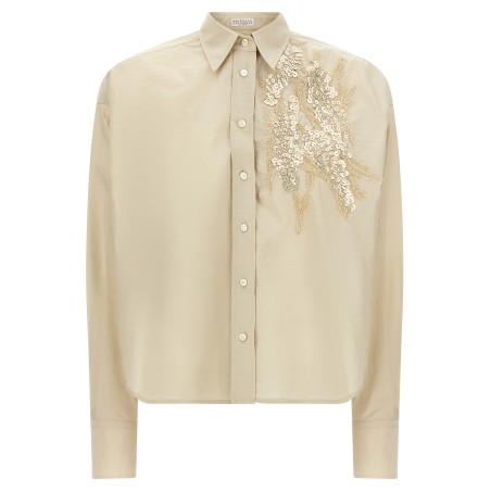 'Dazzling Seabed Embroidery' shirt