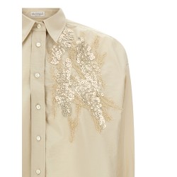 'Dazzling Seabed Embroidery' shirt