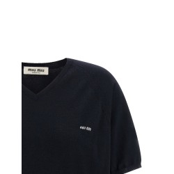 Logo intarsia sweater