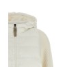 'Shiny Zipper Pull' down jacket