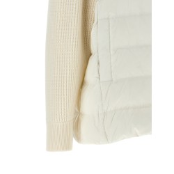 'Shiny Zipper Pull' down jacket