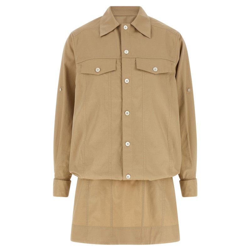 Layered construction dress