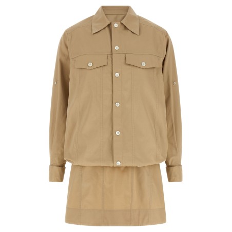 Layered construction dress