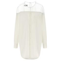 Tulle insert shirt