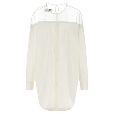 Tulle insert shirt