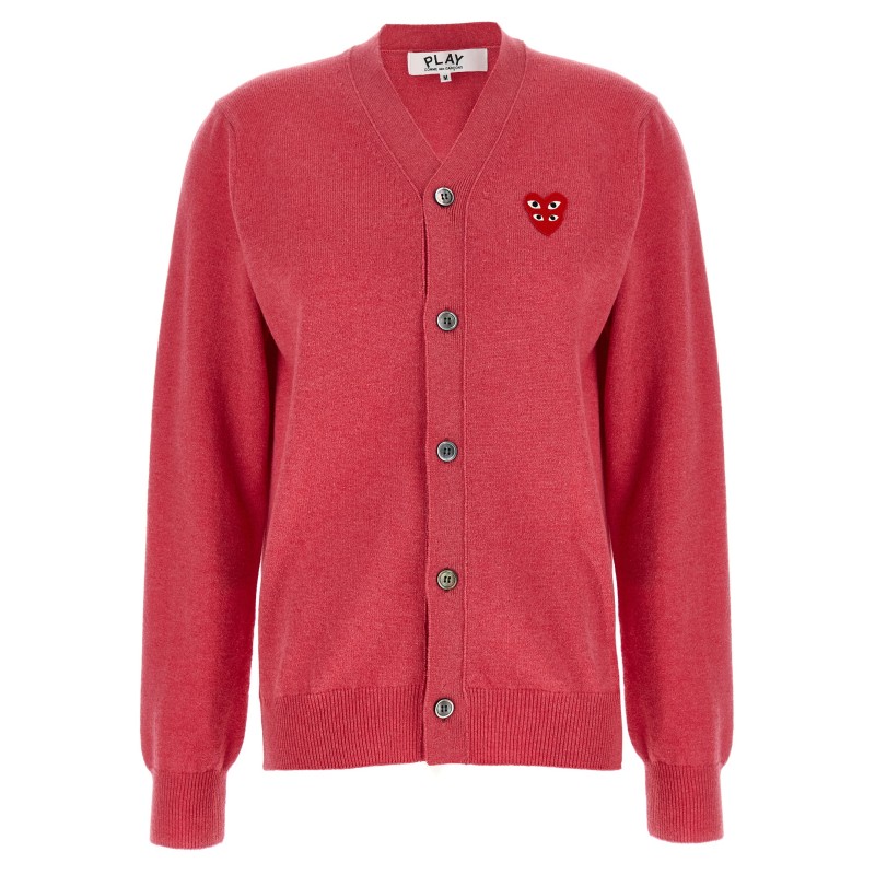 'Double Red Emblem' cardigan