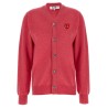 'Double Red Emblem' cardigan