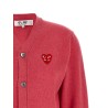 'Double Red Emblem' cardigan