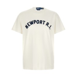 Aged effect patch T-shirt