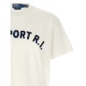 Aged effect patch T-shirt