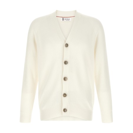 English ribbed cardigan