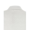 Pointelle viscose polo shirt