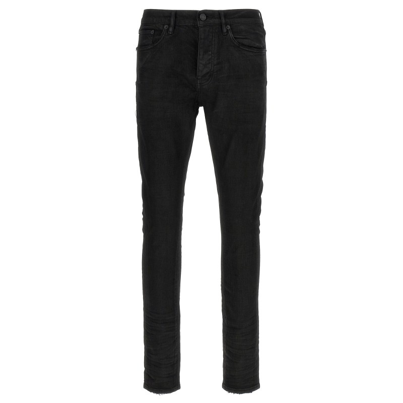 'P001 Black Resin 3/D' jeans