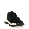 Mesh and suede sneakers