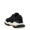 Mesh and suede sneakers
