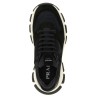 Mesh and suede sneakers