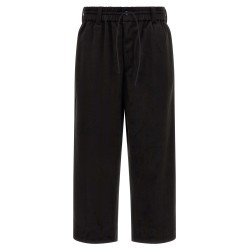 Velvet effect joggers