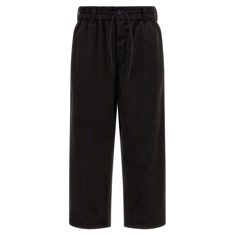 Velvet effect joggers
