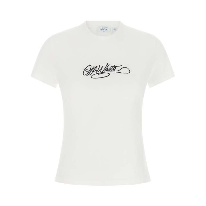 Logo embroidery t-shirt