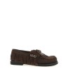 Suede volant boat shoe