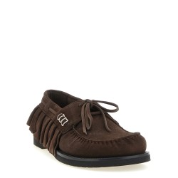 Suede volant boat shoe