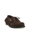 Suede volant boat shoe