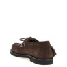 Suede volant boat shoe