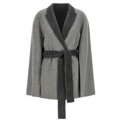 Cardigan with cape sleeves