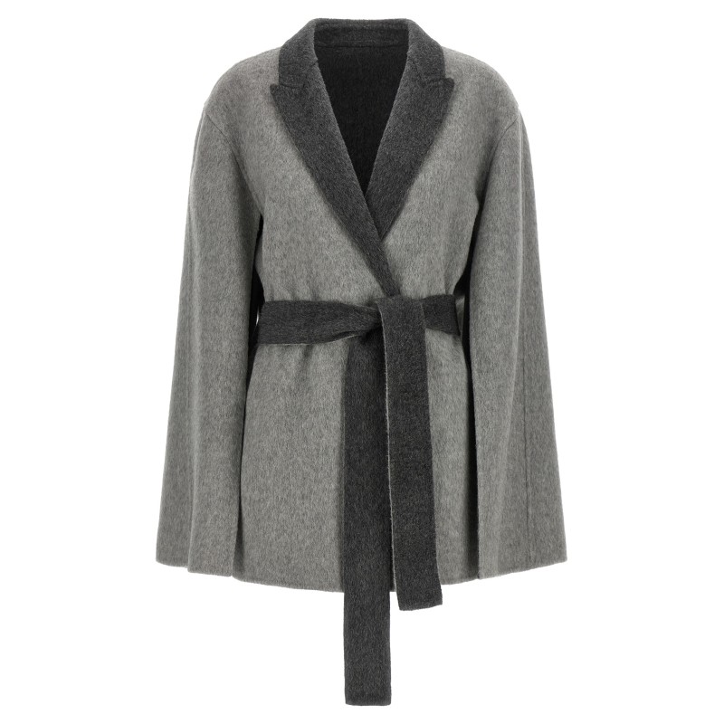 Cardigan with cape sleeves