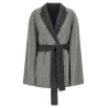 Cardigan with cape sleeves