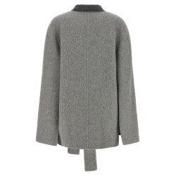 Cardigan with cape sleeves