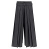 Tailored pleated bermuda shorts