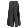 Tailored pleated bermuda shorts