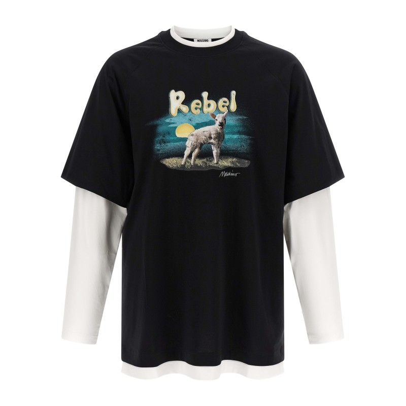 Double layer 'Rebel' t-shirt