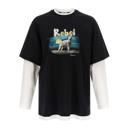 Double layer 'Rebel' t-shirt