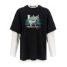 Double layer 'Rebel' t-shirt