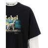 Double layer 'Rebel' t-shirt