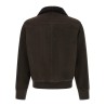 Suede bomber jacket