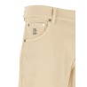 Logo embroidery jeans