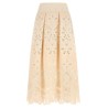 Carving embroidery skirt