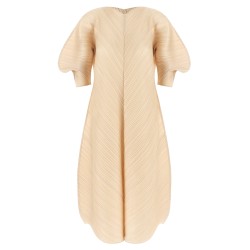 Sculptural sleeve dress